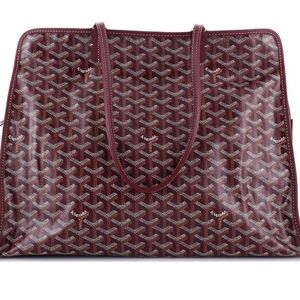 Goyard Large Tote in Deep Burgundy